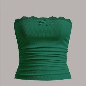 Green tube top